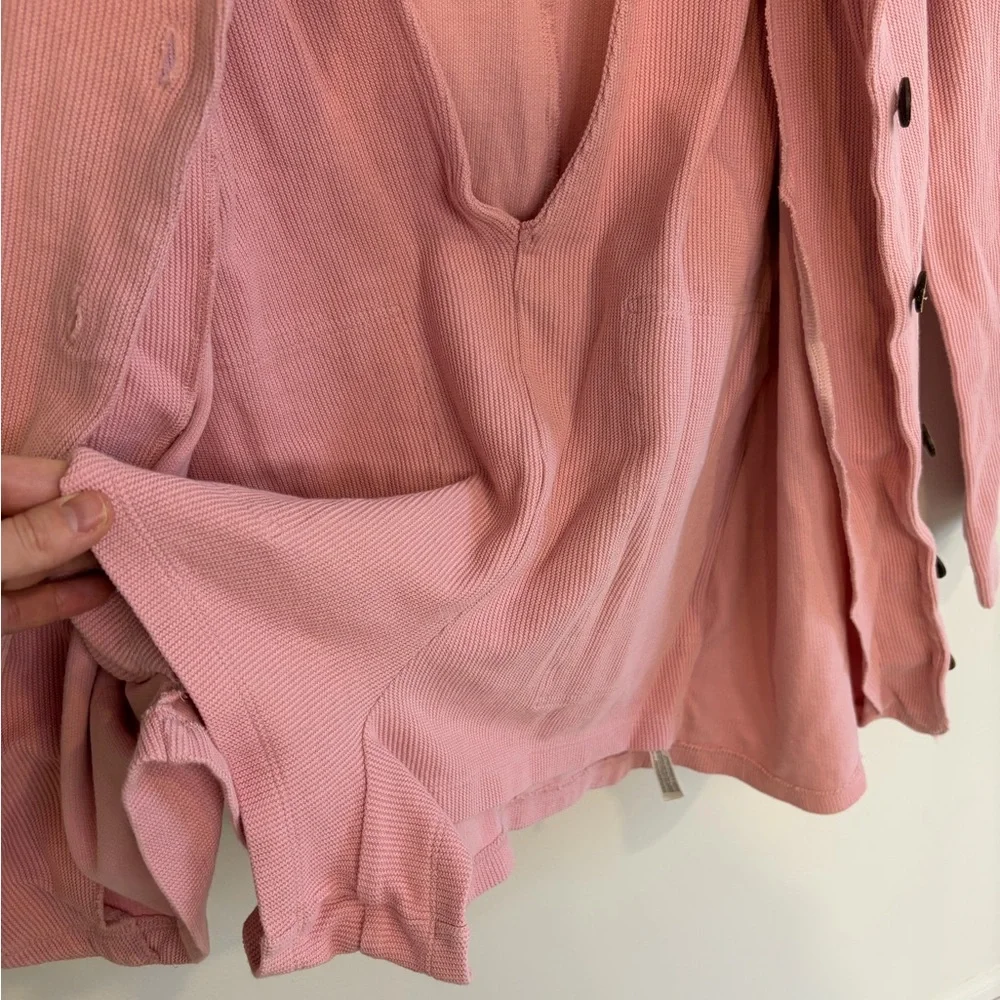 Free People Beach Lizzie Blazer Romper Pink Size XSmall - Picture 9 of 12